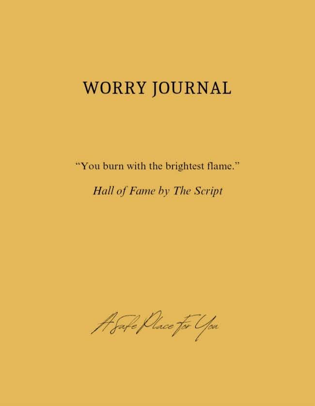 Worry Journal: Friends Of Family Edition-Digital Download