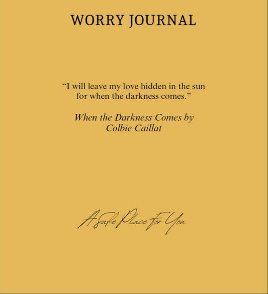 Worry Journal: A Perfect Gift For Those You Love-Digital Download